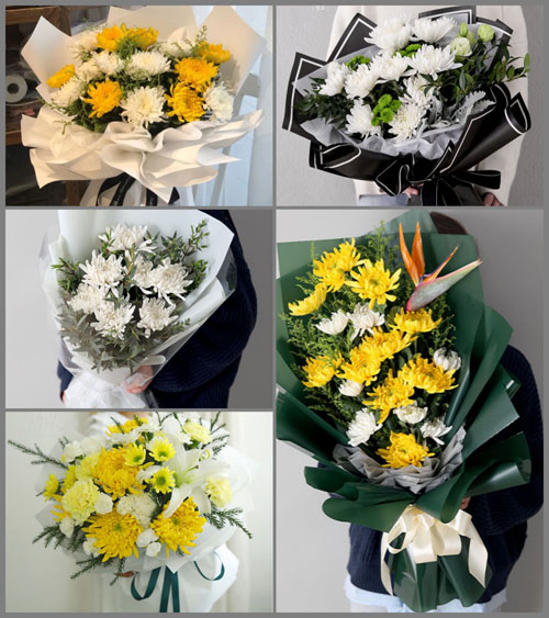 广东汕尾市海丰县梅陇镇银丰村白事花束代送